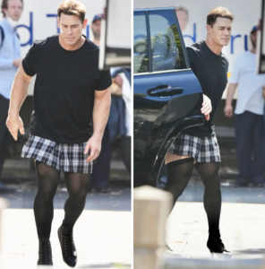 WWE star John Cena takes the internet by storm in mini skirt and high heels [PHOTOS]